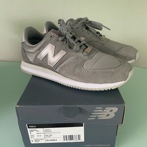 New Balance Light Gray Athletic Shoes